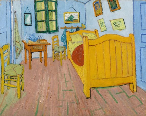 The Bedroom in Arles by Vincent Van Gogh