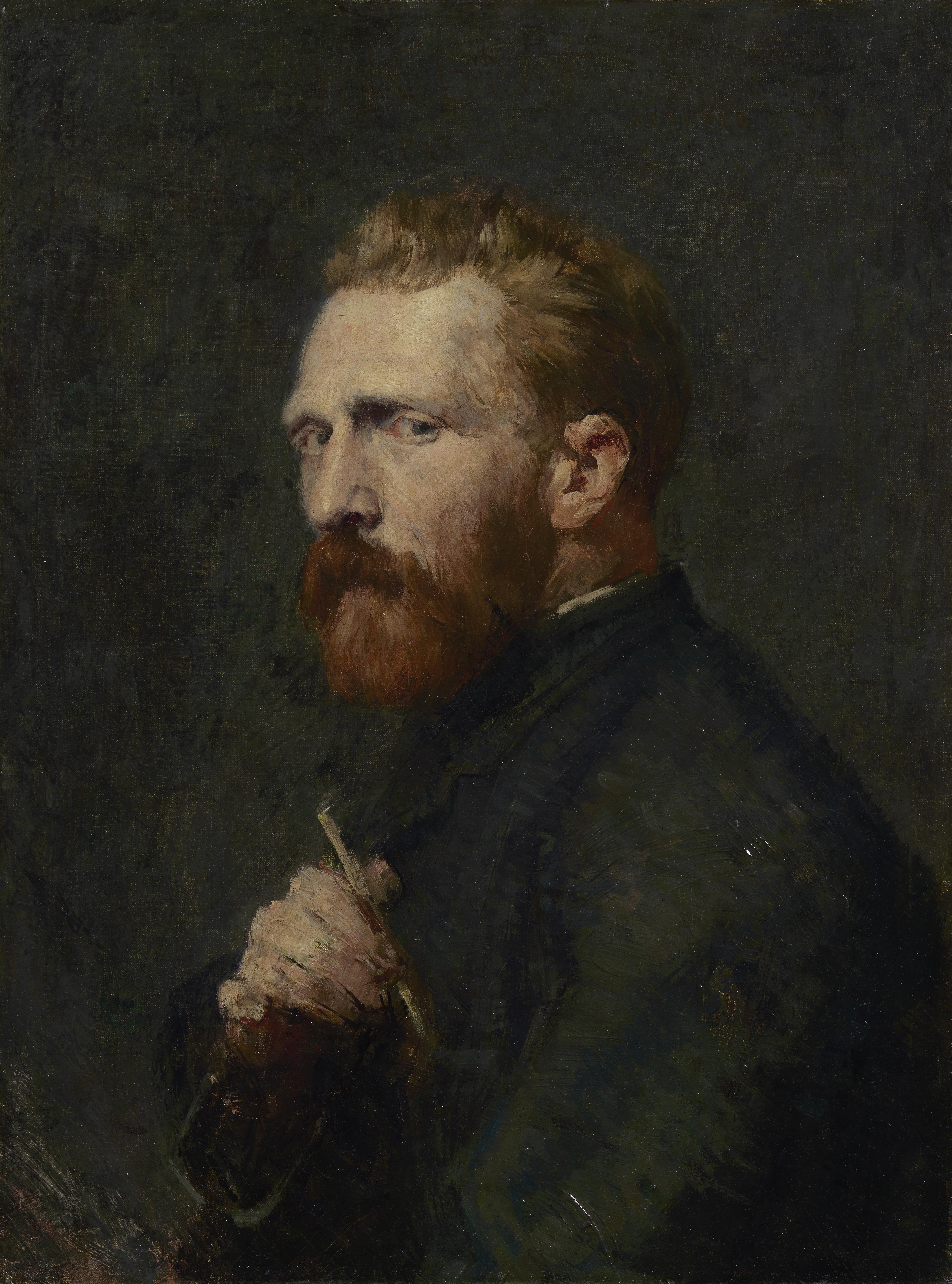 A portrait of Vincent van Gogh made by John Russel